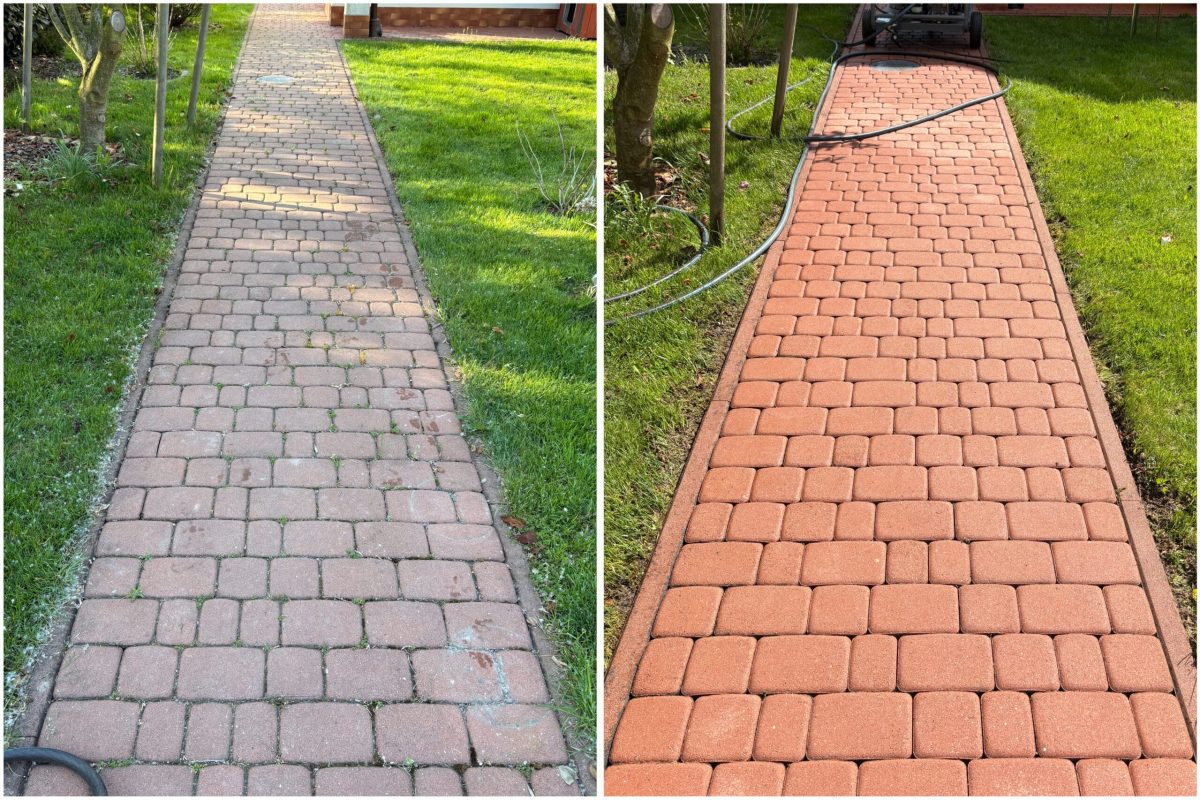 Czysta i brudna kostka PORWÓWNANIE